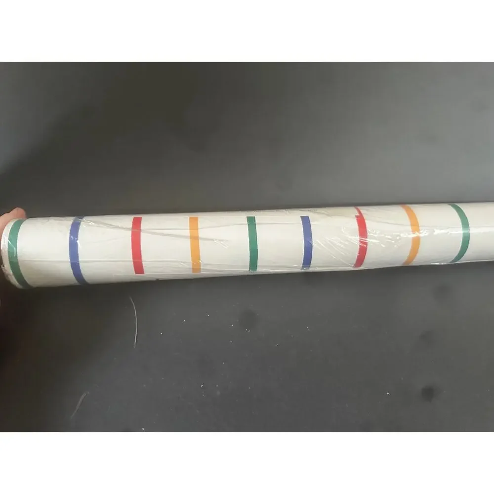 VTG Seabrook Designs Vinyl Wallpaper roll Rainbow Stripe 20.3